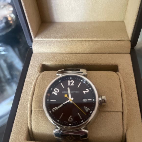 Louis Vuitton tambour monogram watch unisex 1000% authentic - Picture 2 of 12